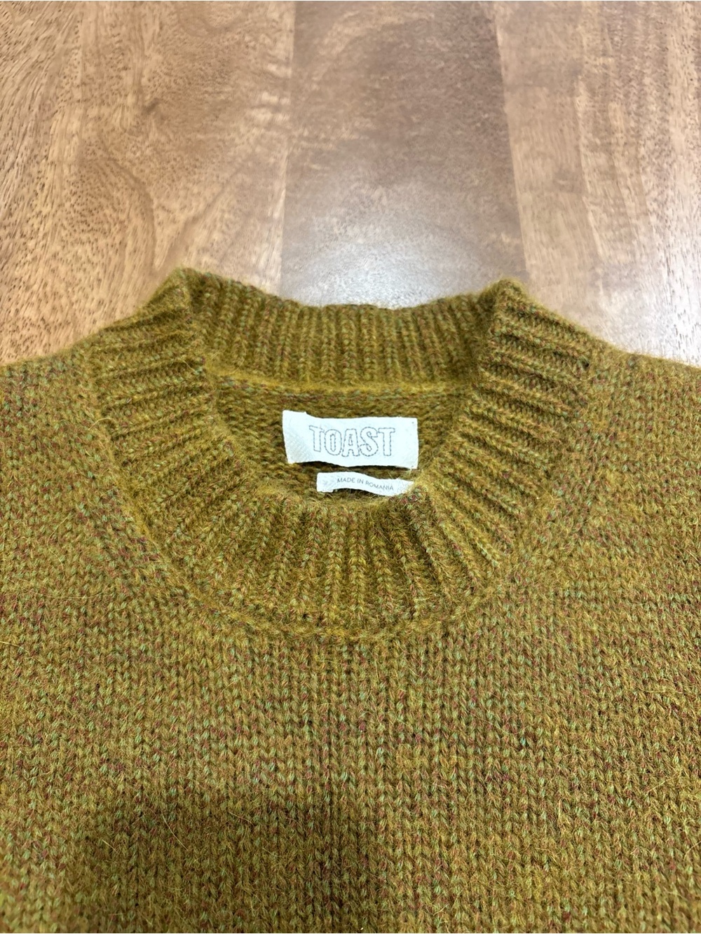 Toast knit top